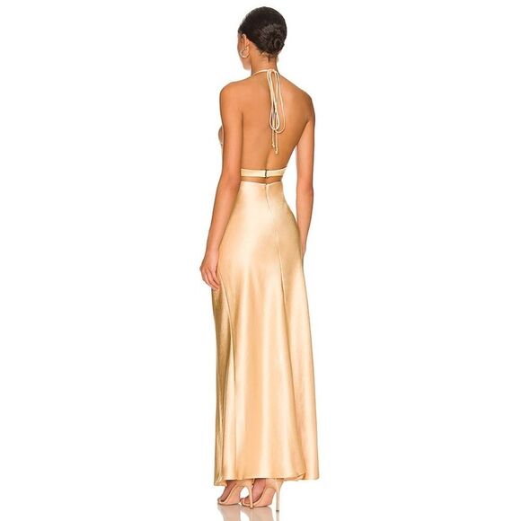 Free People x Bec & Bridge Carrie Halter Cutout Maxi Dress - Picture 6 of 11